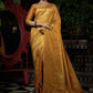 Classic Kanjivaram Silk Gold Yellow Weaving Saree