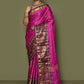 Contemporary Kanjivaram Silk Fuchsia Hand Work Saree