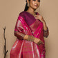Classic Kanjivaram Silk Rani Weaving Saree