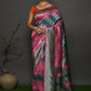 Trendy Saree Kanjivaram Silk Multi Colour Hand Work Saree