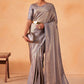Classic Kanjivaram Silk Grey Weaving Saree