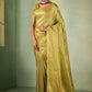 Contemporary Kanjivaram Silk Green Weaving Saree