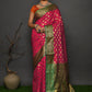 Trendy Saree Kanjivaram Silk Rani Weaving Saree