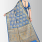 Classic Kanjivaram Silk Blue Zari Saree