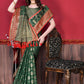 Trendy Saree Katan Silk Green Patch Border Saree