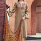 Salwar Suit Cotton Khaki Print Salwar Kameez