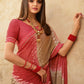 Contemporary Georgette Multi Colour Lace Saree