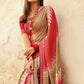 Contemporary Georgette Multi Colour Lace Saree