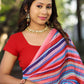 Trendy Saree Georgette Multi Colour Digital Print Saree