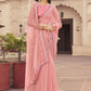 Trendy Saree Chiffon Pink Embroidered Saree