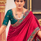 Trendy Saree Vichitra Silk Rani Embroidered Saree