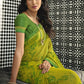 Traditional Saree Georgette Green Lace Saree