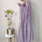 Trendy Saree Net Lavender Sequins Saree