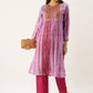 Casual Kurti Georgette Lavender Embroidered Kurtis