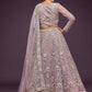 A Line Lehenga Net Lavender Dori Work Lehenga Choli