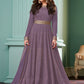 Trendy Suit Georgette Lavender Embroidered Salwar Kameez