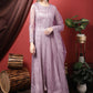 Floor Lenght Salwar Suit Net Lavender Embroidered Salwar Kameez