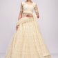Lehenga Choli Net Off White Cord Work Lehenga Choli