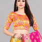 Lehenga Choli Banarasi Silk Jacquard Yellow Jacquard Work Lehenga Choli