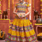 Lehenga Choli Cotton Silk Yellow Embroidered Lehenga Choli