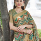 Casual Linen Beige Digital Print Saree