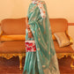 Contemporary Linen Green Weaving Saree