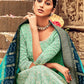 A Line Lehenga Georgette Sea Green Embroidered Lehenga Choli