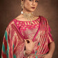 Traditional Saree Silk Magenta Teal Weaving Saree