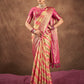 Traditional Saree Silk Magenta Yellow Weaving Saree