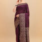 Classic Banglori Silk Raw Silk Magenta Woven Saree