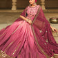 Lehenga Choli Silk Magenta Embroidered Lehenga Choli