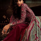 Palazzo Salwar Suit Velvet Magenta Digital Print Salwar Kameez