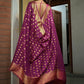 Contemporary Banarasi Silk Magenta Weaving Saree