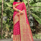 Traditional Saree Banarasi Silk Magenta Weaving Saree