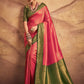 Classic Silk Magenta Weaving Saree