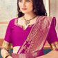Contemporary Silk Magenta Weaving Saree