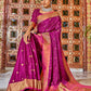 Trendy Saree Satin Silk Magenta Weaving Saree