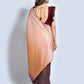 Shaded Saree Georgette Maroon Orange Sequins Saree