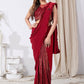 Trendy Saree Imported Maroon Broches Saree