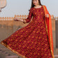 Pant Style Suit Rayon Maroon Lace Salwar Kameez