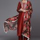 Trendy Suit Chanderi Silk Maroon Embroidered Salwar Kameez