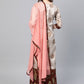 Palazzo Salwar Suit Poly Silk Maroon Print Salwar Kameez