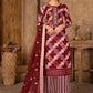 Trendy Suit Cotton Maroon Print Salwar Kameez