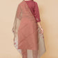 Salwar Suit Chinon Maroon Embroidered Salwar Kameez