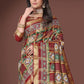 Contemporary Cotton Maroon Weaving Saree