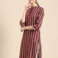 Casual Kurti Cotton Maroon Print Kurtis