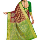 Contemporary Kanjivaram Silk Maroon Zari Saree