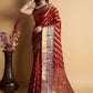 Contemporary Silk Maroon Weaving Saree