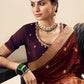 Trendy Saree Silk Maroon Embroidered Saree