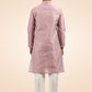 Kurta Pyjama Banarasi Jacquard Mauve Fancy Work Mens